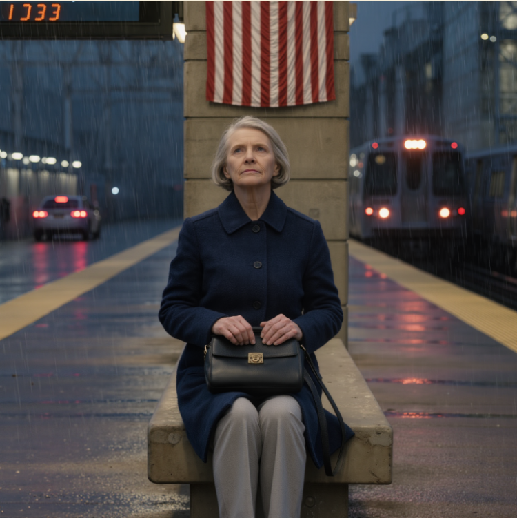 Mąż mojej córki zostawił mnie na dworcu kolejowym bez pieniędzy — mając 67 lat, na zimnym peronie w małym amerykańskim miasteczku, zdałam sobie sprawę, że „idealny zięć” prowadził cichy przekręt, który miał wkrótce wybuchnąć