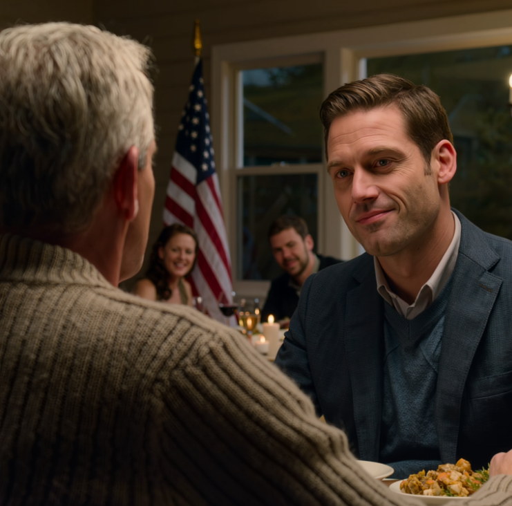 Cztery dni przed świętami Bożego Narodzenia w Denver moja córka zadzwoniła i wypowiedziała osiem słów: „Tato, nie przychodź. Michael mówi, że to zbyt skomplikowane”. Miałem 62 lata i siedziałem sam w wigilijnej restauracji ze stekami, gdy podszedł do mnie nieznajomy i zaprosił mnie do swojego stolika. Pomyślałem, że to tylko świąteczna życzliwość. Siedem lat później telefon ze szpitala i słowa „kontakt alarmowy” sprawiły, że moja córka zamarła w progu.