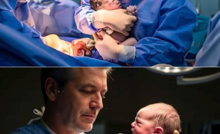 Lekarz objął nieprzytomnego noworodka. Chwilę później wydarzyło się coś szokującego