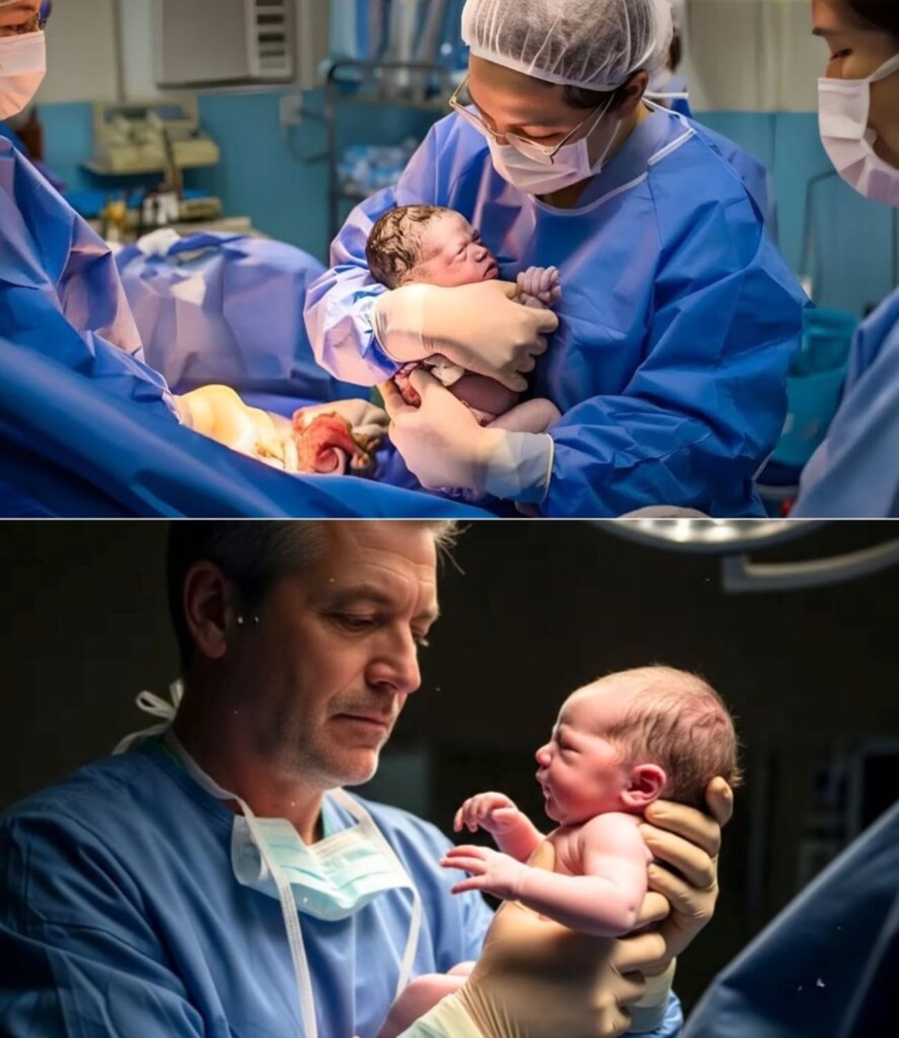 Lekarz objął nieprzytomnego noworodka. Chwilę później wydarzyło się coś szokującego