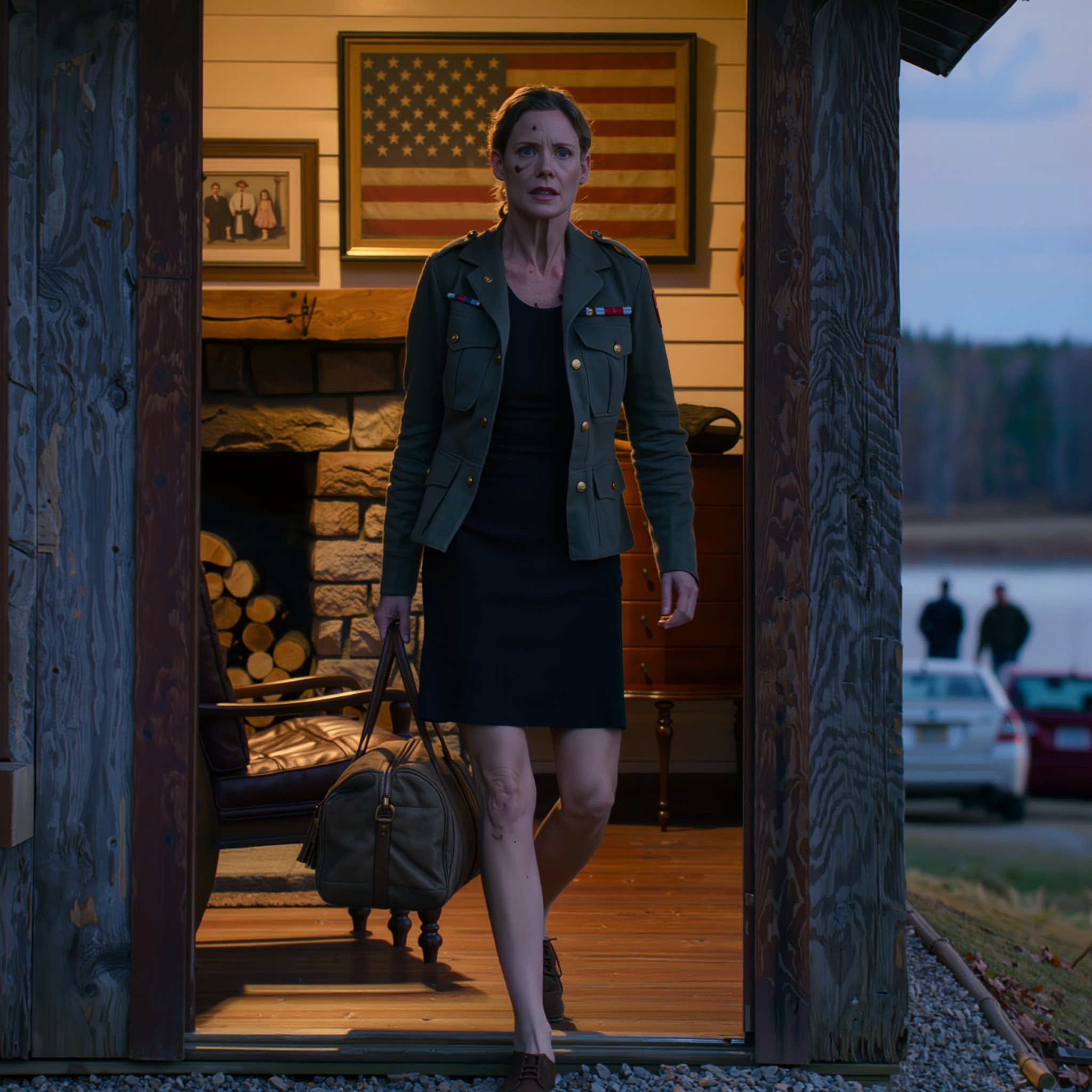 Herdei uma cabana enquanto a minha irmã ganhou um apartamento em Miami. Quando ela sorriu e disse: “Combina perfeitamente contigo”, deixando claro que esperava que eu não me intrometesse, decidi passar a noite na cabana… Quando lá cheguei, parei à porta ao ver o que tinha acontecido…