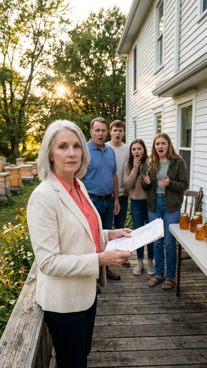 Quando voltei a casar aos 60 anos, não contei ao meu marido nem aos seus três filhos que a quinta de mel onde vivíamos era minha.  E fiz o que estava certo, porque depois do casamento, os filhos dele e o meu marido deixaram de se comportar como convidados e passaram a agir como donos.