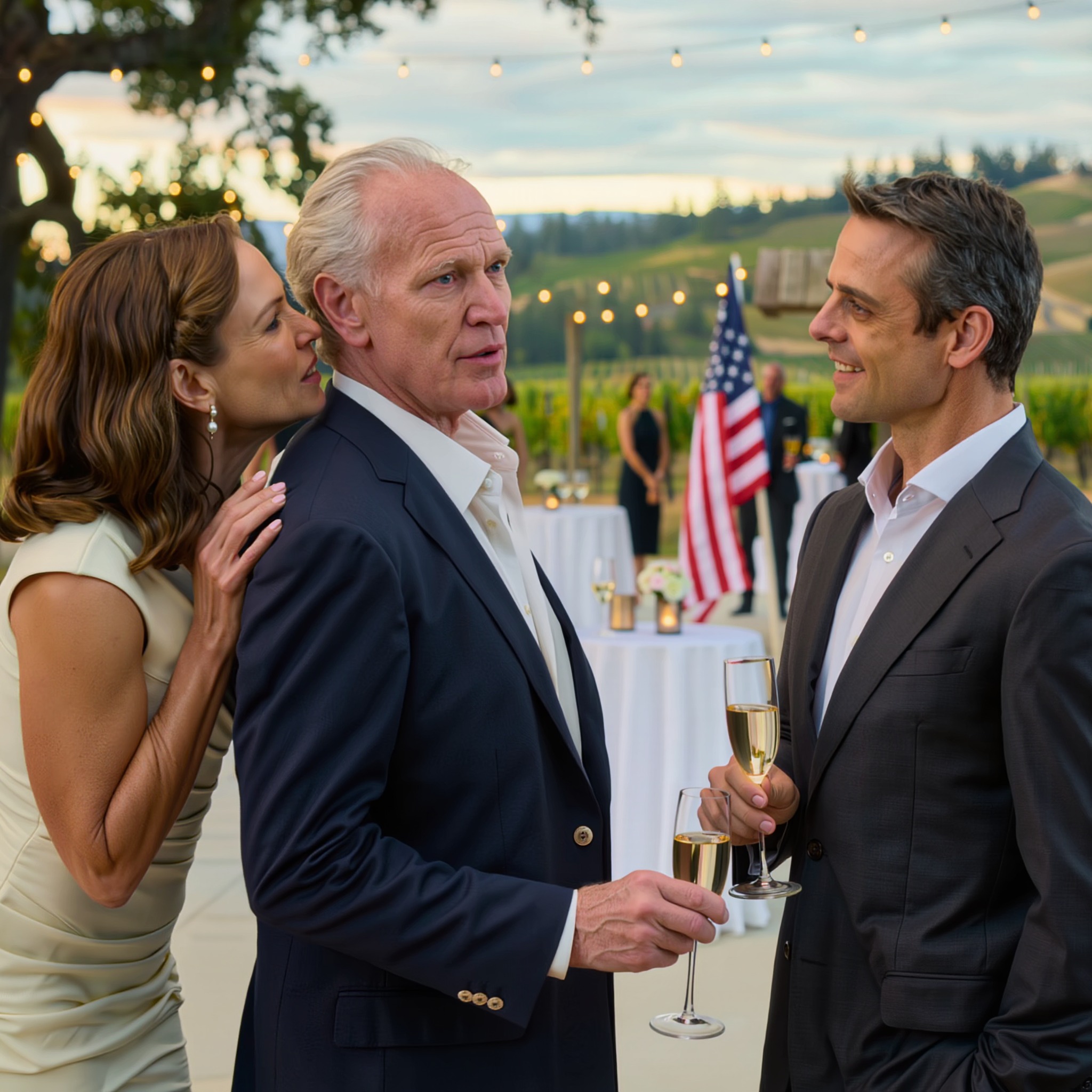 O seu noivo abraçava-a, erguendo um copo para celebrar a prosperidade futura da nossa família. Eu sorria até a minha filha se inclinar e sussurrar: “Pai, olha para ele”. Congelei.