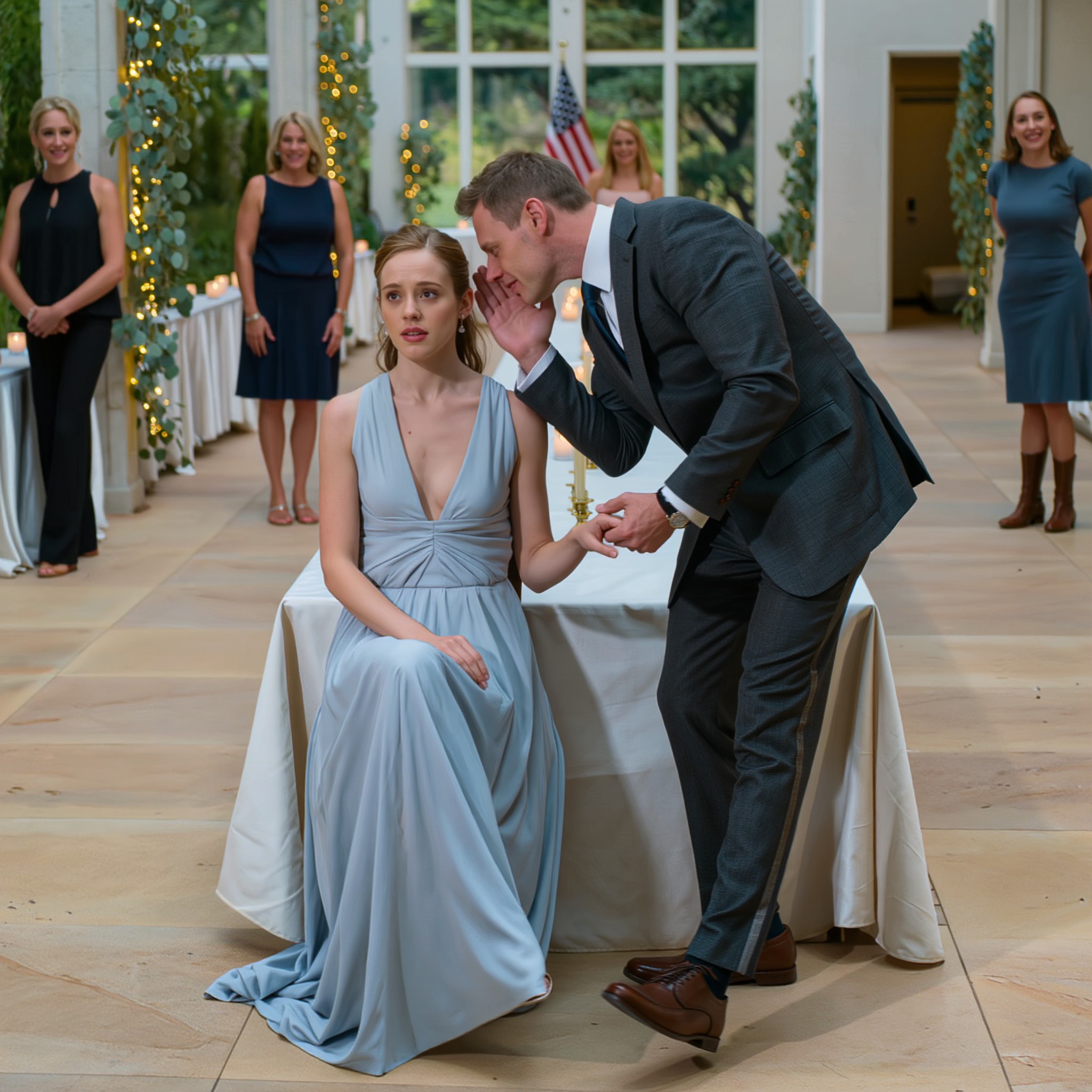 No meu 20º aniversário, a minha família viajou com a minha irmã para Roma, chamando-a de “aquela de quem se orgulhavam”. Um mês depois, no casamento dela, colocaram-me sentada perto das casas de banho. Então, um estranho sentou-se ao meu lado e disse: “Por favor, siga-me apenas”. Quando se levantou para falar, todas as cabeças se viraram.