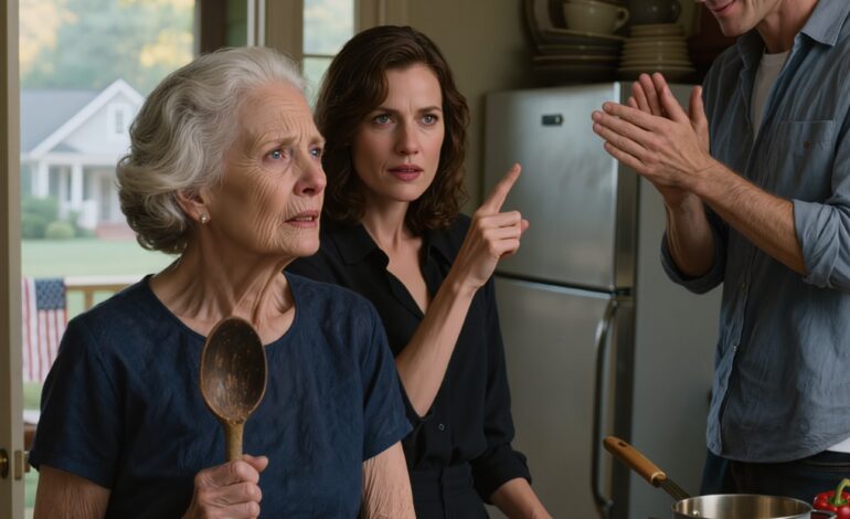 “Sai da minha cozinha agora mesmo!”, gritou a minha nora na minha própria casa. Ela estava a usar as minhas panelas e as minhas compras para cozinhar para toda a família, e o meu filho chegou a bater palmas. “Isso mesmo, querida”, disse ele. “Já era tempo de alguém finalmente a colocar no lugar dela…” Mas não conseguiu terminar a frase.