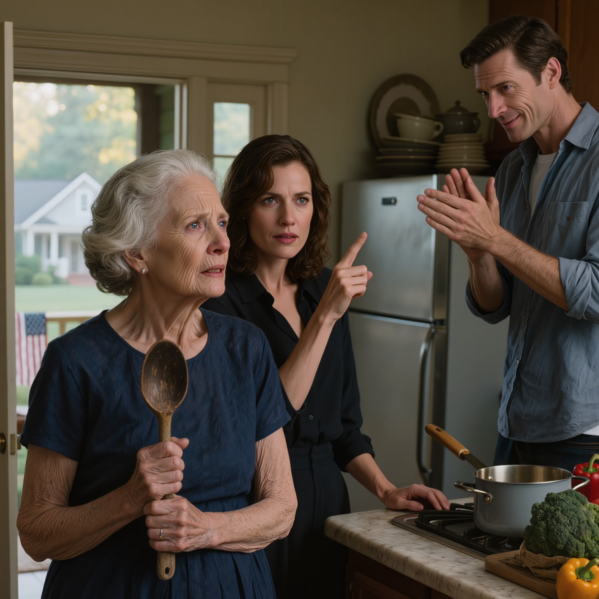 “Sai da minha cozinha agora mesmo!”, gritou a minha nora na minha própria casa. Ela estava a usar as minhas panelas e as minhas compras para cozinhar para toda a família, e o meu filho chegou a bater palmas. “Isso mesmo, querida”, disse ele. “Já era tempo de alguém finalmente a colocar no lugar dela…” Mas não conseguiu terminar a frase.