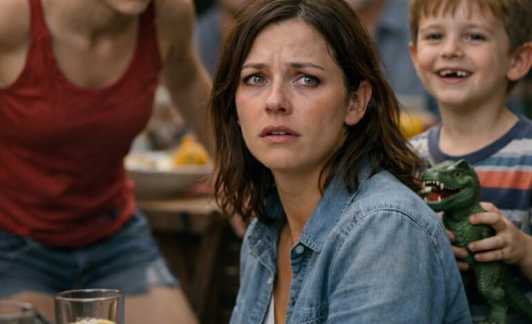 No piquenique, a minha mãe disse: “Da próxima vez, não traga a criança”. Ninguém defendeu o meu filho. Até que a minha filha mais velha empurrou a cadeira para trás e disse: “Repete isto”. A mesa inteira ficou em silêncio. E depois a minha mãe disse-me para não levar o meu filho a um piquenique em família. O neto dela, de 6 anos, sem os dois dentes da frente, obcecado por dinossauros, e ela olhou-me fixamente nos olhos por cima da salada de batata e disse: “Da próxima vez, não traga a criança…”