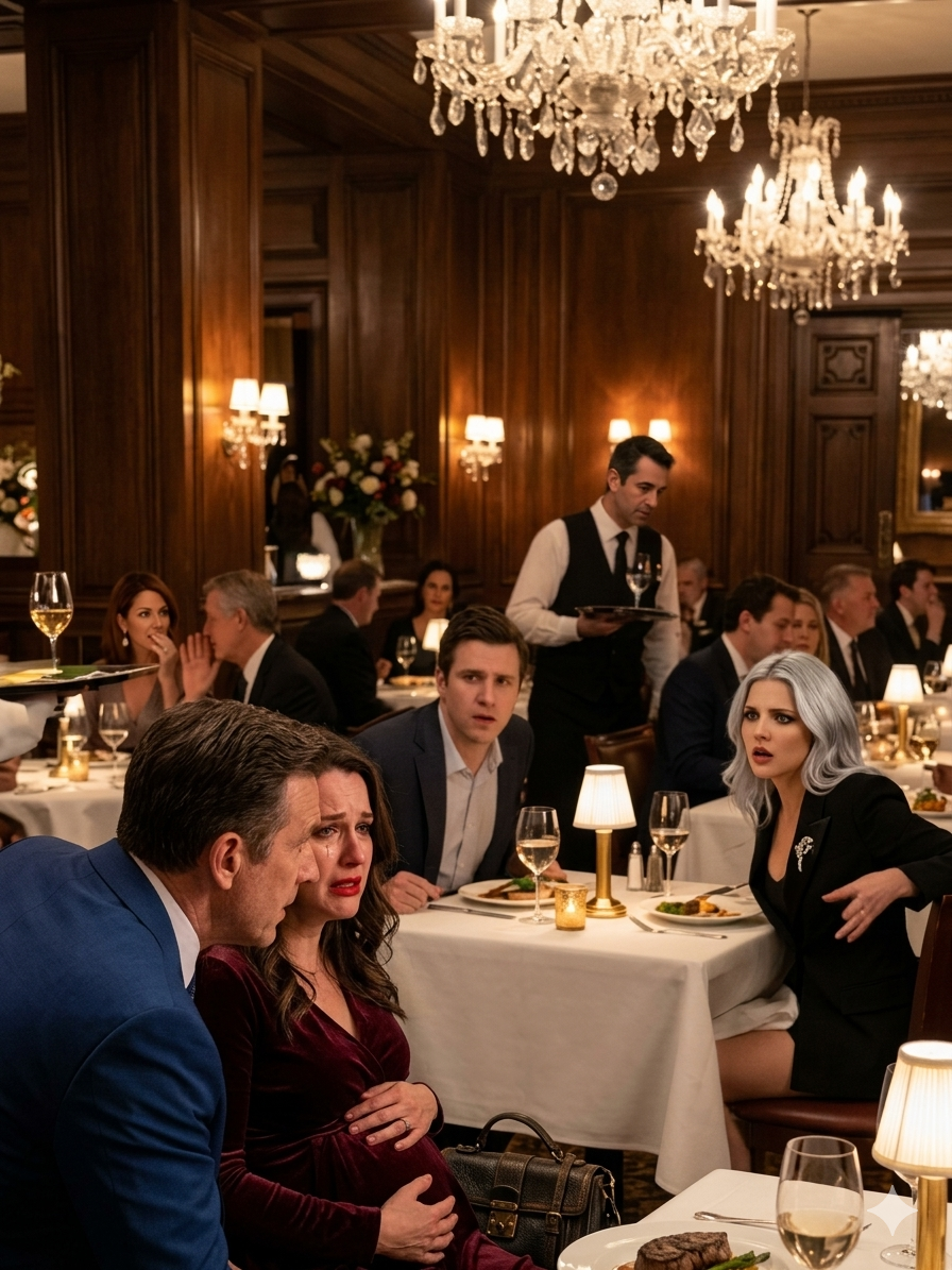 Zamieram w chwili, gdy maître d’ odsłania aksamitną zasłonę. Blask świec, brzęk kieliszków – potem ona. Moja żona, cicho śmiejąca się po drugiej stronie stołu, naprzeciwko mężczyzny w garniturze. Zasycha mi w gardle. „Czy to… twój mąż?” – szepcze moja pani, wbijając paznokcie w moje ramię. Wymuszam uśmiech. „Nie. To niemożliwe”. Wtedy mężczyzna się odwraca, a obsługa kłania się, jakby panował nad powietrzem. Moja żona sięga po jego dłoń – zbyt poufale. Zbyt intymnie. Powinienem odejść. Zamiast tego podchodzę bliżej… bo muszę wiedzieć, z kim mnie zdradza – i dlaczego wszyscy tutaj zdają się już znać jego imię.