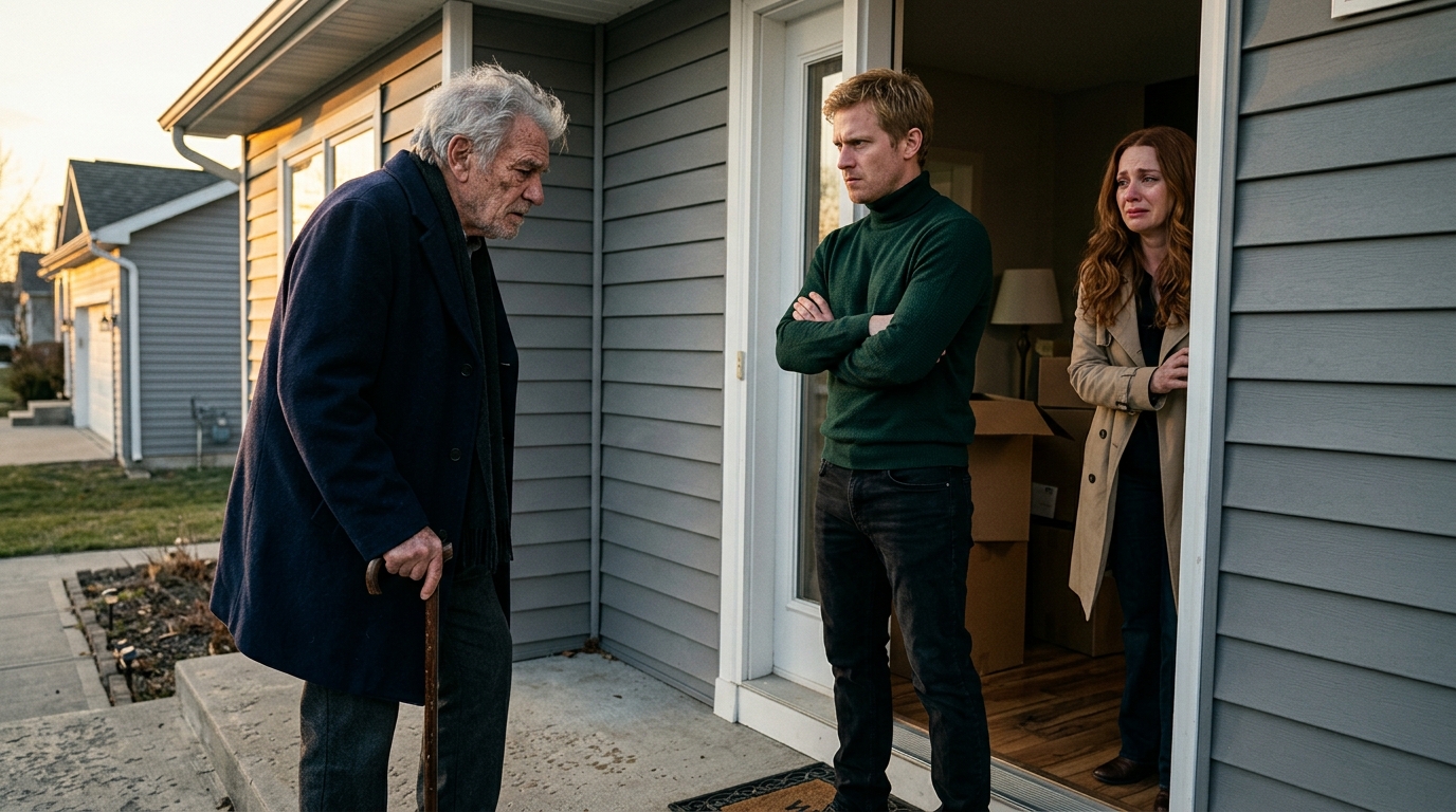 Wróciłem do domu po operacji i zamki zostały wymienione. Mój zięć powiedział: „To teraz nasz dom”. Zachowałem spokój i odpowiedziałem: „Naprawdę mnie nie doceniłeś”. Jego wyraz twarzy natychmiast się zmienił. Nie widział, co się stało.