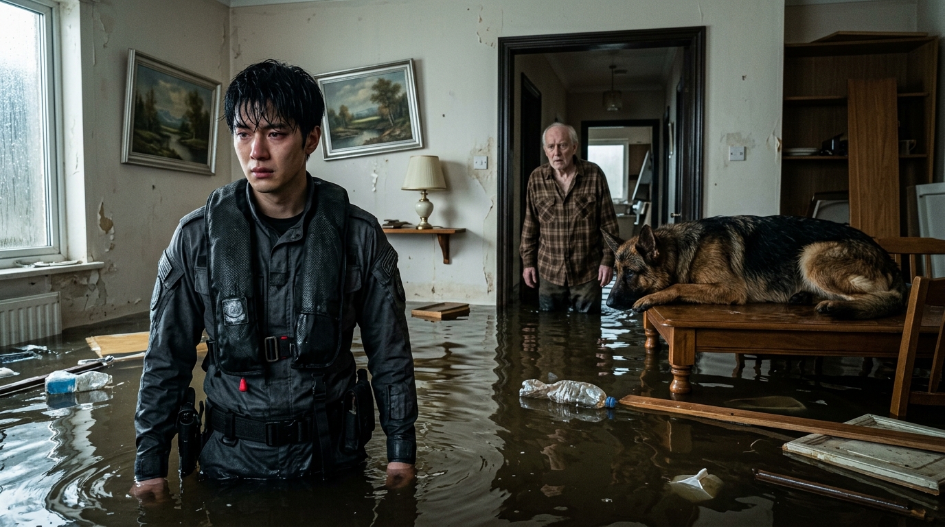 „On nie jest priorytetem – zostawcie go, żeby utonął”. Akcja ratunkowa w czasie powodzi, która zdradziła bohaterskiego psa.