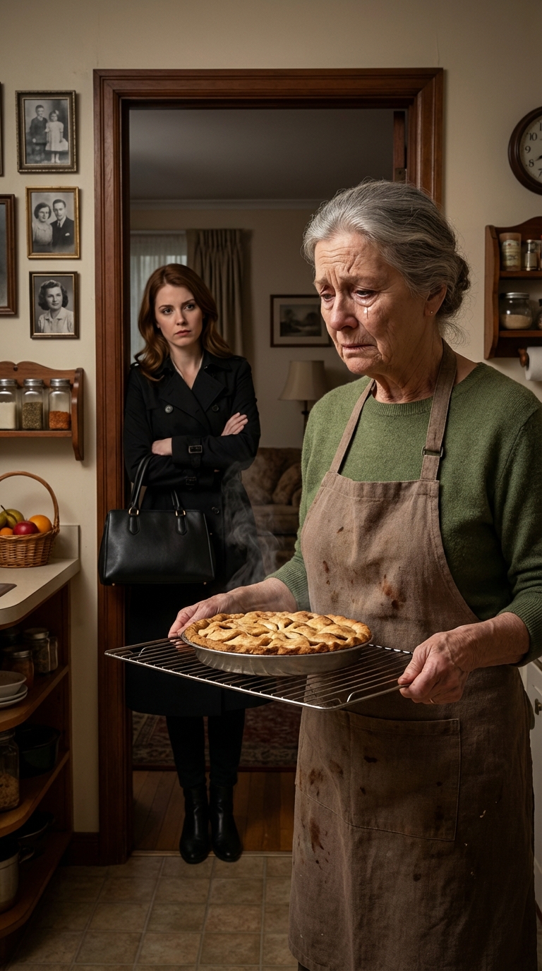 W poranek Święta Dziękczynienia moja synowa stanęła w drzwiach mojej kuchni, spojrzała na dom, w którym mieszkałem przez 43 lata i powiedziała mi, że powinienem się wyprowadzić do niedzieli, ponieważ ona i Daniel rozmawiali już z agentem nieruchomości. Podczas kolacji siedziała na moim miejscu i mówiła 17 osobom, że ten dom za 847 000 dolarów „ma więcej sensu” dla ich rodziny — po prostu powiedziałem jej, żeby pozwoliła mi najpierw zająć się papierkową robotą