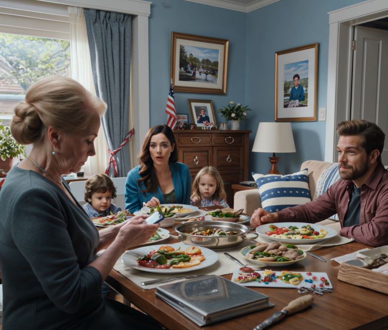 Depois do nosso reencontro familiar, verifiquei a minha conta bancária — estava vazia; meu genro bufou: “Precisávamos mais do dinheiro do que tu”; a tremer, peguei na minha mala e disse: “Então não se vão importar com o que vem a seguir”; enquanto riam, um estrondo forte sacudiu a casa, a porta abriu-se de repente — e depois…