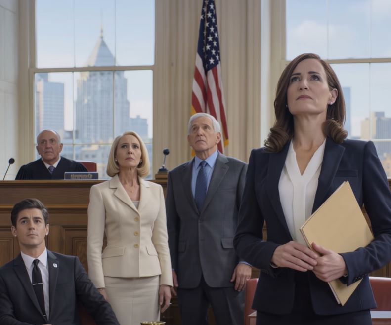 O meu pai levantou-se num tribunal de sucessões em Chicago e disse: “Ela não é minha filha biológica”. Achou que isso me apagaria da família e da empresa numa única frase — até que coloquei discretamente uma pasta na secretária do juiz e vi a sua expressão mudar…