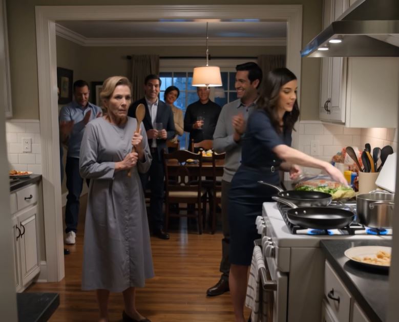 A minha nora gritou “Sai da minha cozinha!” na casa que paguei, o meu filho começou a bater palmas como se fosse um espetáculo, e a humilhação quase me destruiu se o meu telemóvel não tivesse vibrado um minuto depois com a mensagem que mudou tudo. “Saia da minha cozinha agora mesmo.”