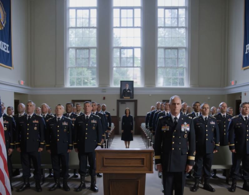 “Ela desistiu da Marinha”, contava o meu pai a toda a gente durante anos — até que o memorial do meu irmão se calou, um general virou-se para a última fila e a filha de quem ele sempre falara como uma desilusão familiar foi tratada pelo oficial de patente que ele nunca imaginara que ela tivesse alcançado.