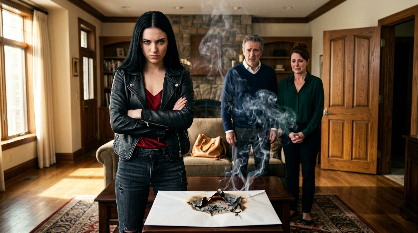 Wygrałem 2,5 miliona dolarów na loterii, ale kiedy odmówiłem przekazania połowy tej kwoty ukochanej córce moich rodziców, spalili to, co uznali za mój czek. Śmiałem się, gdy ich plan poszedł z dymem… Nie mieli pojęcia, że ​​już przelałem pieniądze, a to był dopiero początek mojej zemsty.