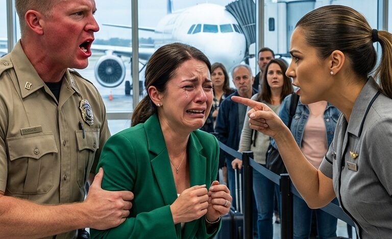 Pracownik lotniska odmawia wjazdu czarnoskórej kobiecie — dyrektor generalny wchodzi i zamraża całe lotnisko…