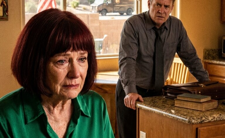 Mój syn spojrzał na mnie w tym podmiejskim domu w Phoenix i powiedział: „Stajesz się ciężarem, mamo. Może czas, żebyś uporządkowała swoje życie”, zapominając, że sprzedałam dom w Scottsdale po spłaceniu długu szpitalnego, wręczyłam jemu i jego żonie 120 000 dolarów, a zaledwie miesiąc później będzie stał przed bramą rezydencji wartej 2,3 miliona dolarów, nie będąc już tak pewnym, kogo tak naprawdę wyrzucono.