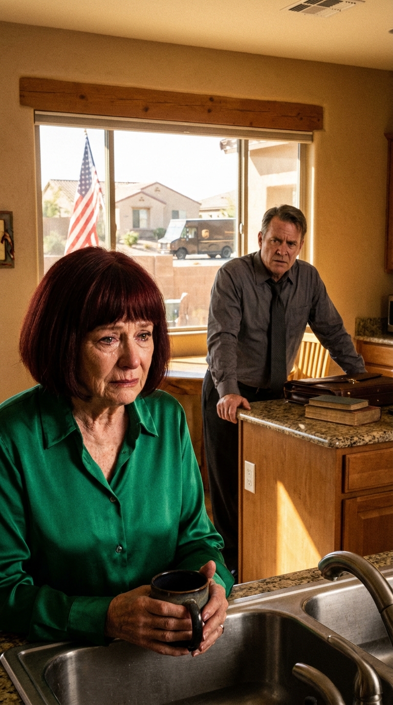 Mój syn spojrzał na mnie w tym podmiejskim domu w Phoenix i powiedział: „Stajesz się ciężarem, mamo. Może czas, żebyś uporządkowała swoje życie”, zapominając, że sprzedałam dom w Scottsdale po spłaceniu długu szpitalnego, wręczyłam jemu i jego żonie 120 000 dolarów, a zaledwie miesiąc później będzie stał przed bramą rezydencji wartej 2,3 miliona dolarów, nie będąc już tak pewnym, kogo tak naprawdę wyrzucono.