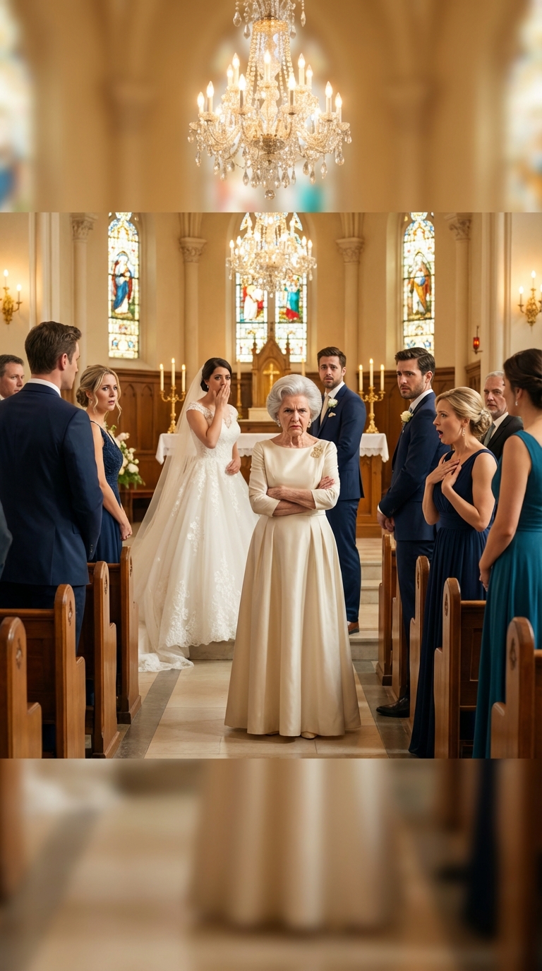 Przez sześć miesięcy z rzędu nie spałam noc w noc, szyjąc ręcznie suknię ślubną mojej córki. Kiedy w końcu jej ją dałam, parsknęła śmiechem, nazwała ją „suknią dla biednych” i wyrzuciła do kosza. Nic nie powiedziałam. Ale w dniu jej ślubu, kiedy weszłam w niej na salę, omal nie zemdlała na sam widok.