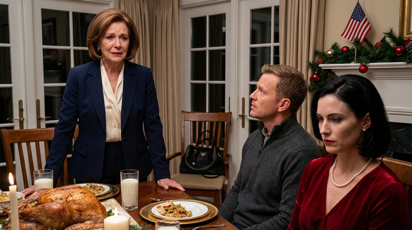 W samym środku kolacji wigilijnej mój syn powiedział wprost: „Płacenie rachunków nie oznacza rodziny”, a moja synowa uśmiechnęła się cienko: „Jesteś zazdrosny, bo moja matka ma prawdziwe pieniądze” – powiedzieli to w tym samym domu, w którym piekłem indyka i ustawiałem swoje najlepsze dania, a potem spojrzeli na mnie, jakbym był przeszkodą – powiedziałem tylko: „Dobra, to sami poradzicie sobie z tymi 15 000 dolarów”, a rano pukanie do drzwi sprawiło, że żałowali, że nie zachowali milczenia poprzedniej nocy.