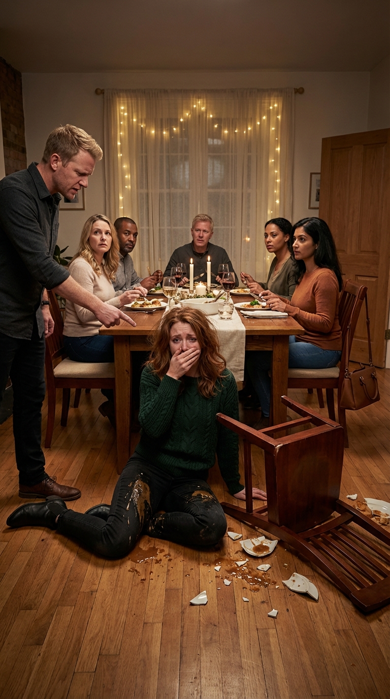 Pozwolili mi upaść podczas świątecznej kolacji i nic nie powiedzieli – dzięki temu w końcu odzyskałem swoją moc