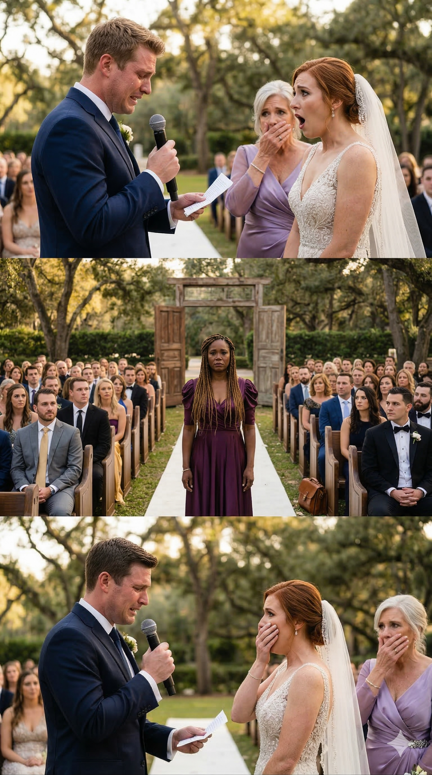 „Na weselu nikt nie chciał spojrzeć mi w oczy. Goście szeptali, krzesła się przesuwały, a nawet matka panny młodej patrzyła przeze mnie, jakbym nie pasowała do tego miejsca. Byłam gotowa wyjść – aż pan młody chwycił mikrofon i wypowiedział moje imię. »Zanim powiem, że tak, każdy zasługuje na to, żeby wiedzieć, kim ona naprawdę jest«. Sala zamarła. Moje serce stanęło. Bo gdyby powiedział im prawdę, ten ślub nigdy nie skończyłby się tak, jak się spodziewali…”