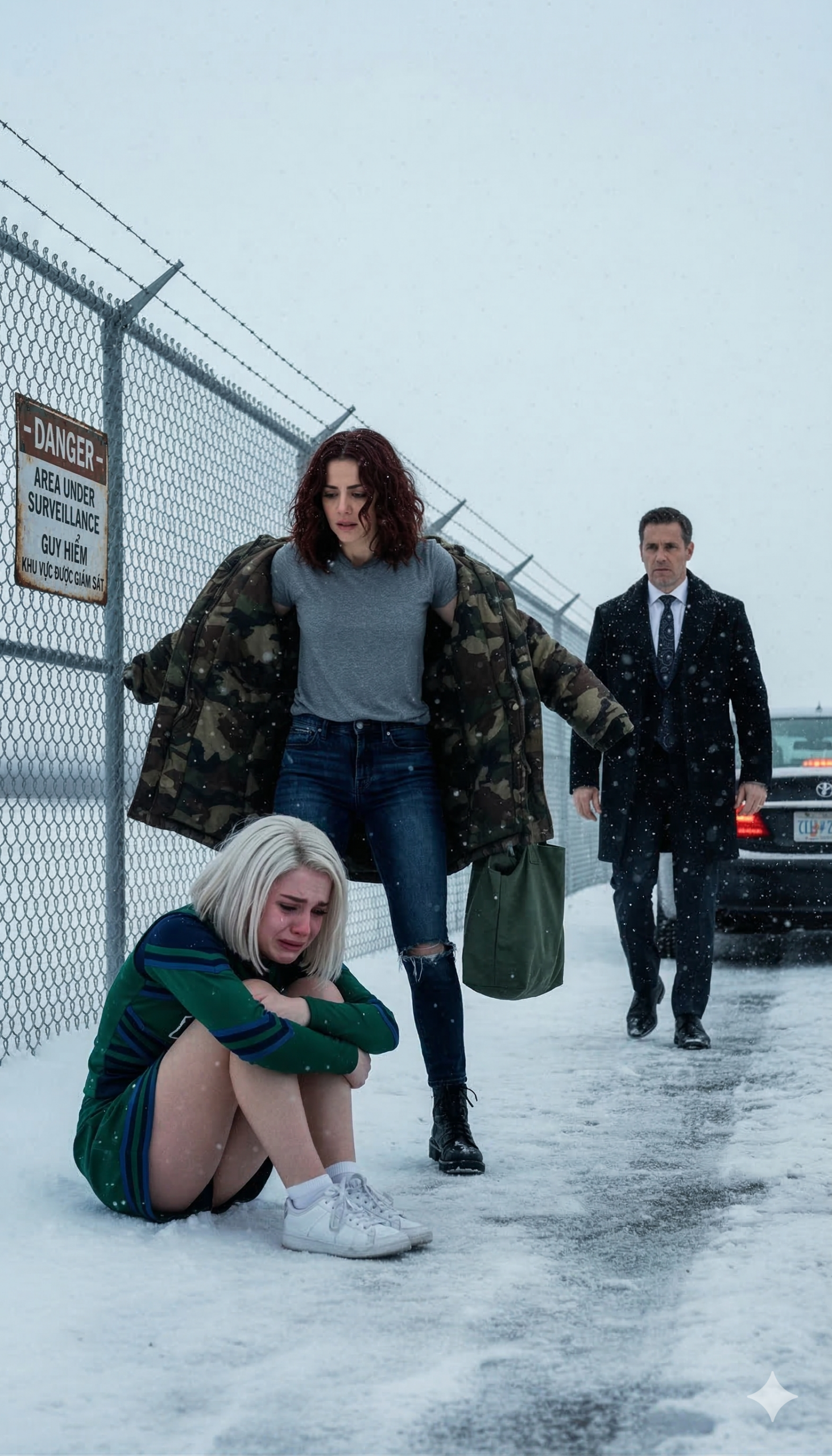 „Oddała ciepły płaszcz zmarzniętej córce szefa mafii – szef ją znalazł i zrobił to”