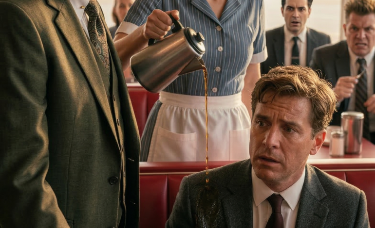 Wytarłem blat, gdy pan Harlan znów wszedł – cicho, drżąc, z oczami błagającymi o godność. „Ten sam stolik?” Uśmiechnąłem się. Wyszeptał: „Tylko ty mnie widzisz”. Wtedy drzwi zatrzasnęły się. Podszedł mężczyzna w garniturze, śmiejąc się. „Tato, teraz płacisz za cud?” Odwrócił się do mnie. „Ile kosztuje reanimacja staruszka?” Dłoń pana Harlana zacisnęła się na złożonej kopercie. „Synu” – powiedział nagle twardym głosem – „usiądź”. Zamarłem… bo rozpoznałem pieczęć.