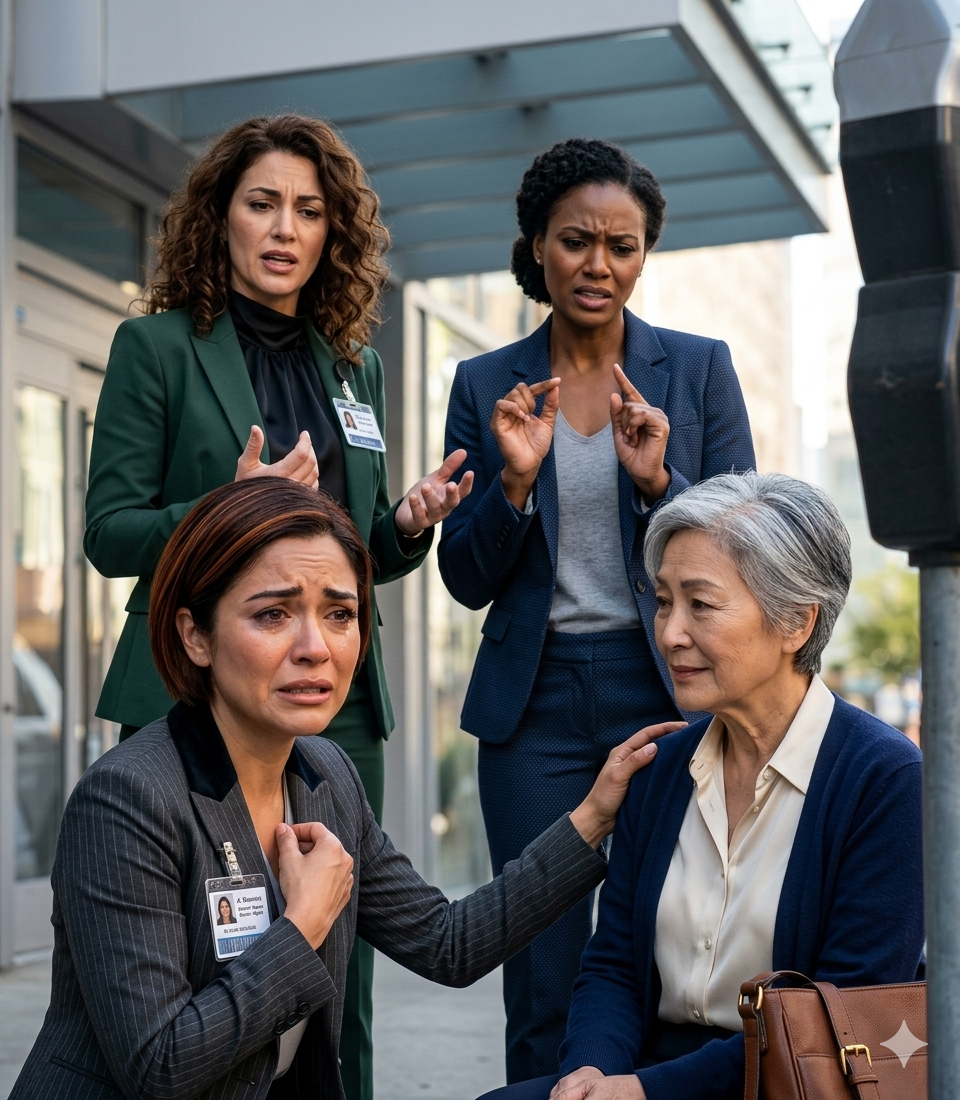 Myślałem, że rozmowa kwalifikacyjna zadecyduje o mojej przyszłości – dopóki nie usłyszałem krzyku mężczyzny: „Proszę… moja żona nie może oddychać!”. Pozostali kandydaci nawet nie zwolnili tempa. „Nie nasza zmiana” – mruknął jeden. „Powinna była wcześniej pojechać na pogotowie” – warknął drugi, zimny jak szkło. Zostałem. „Spójrz na mnie” – powiedziałem do kobiety, unosząc ją delikatnie. „Wejście… wyjście… podążaj za moim głosem”. Zawyły syreny. Kiedy w końcu wpadłem do poczekalni, wybuchnęli śmiechem – dopóki mężczyzna nie podszedł i nie powiedział: „Maya… musimy porozmawiać”.