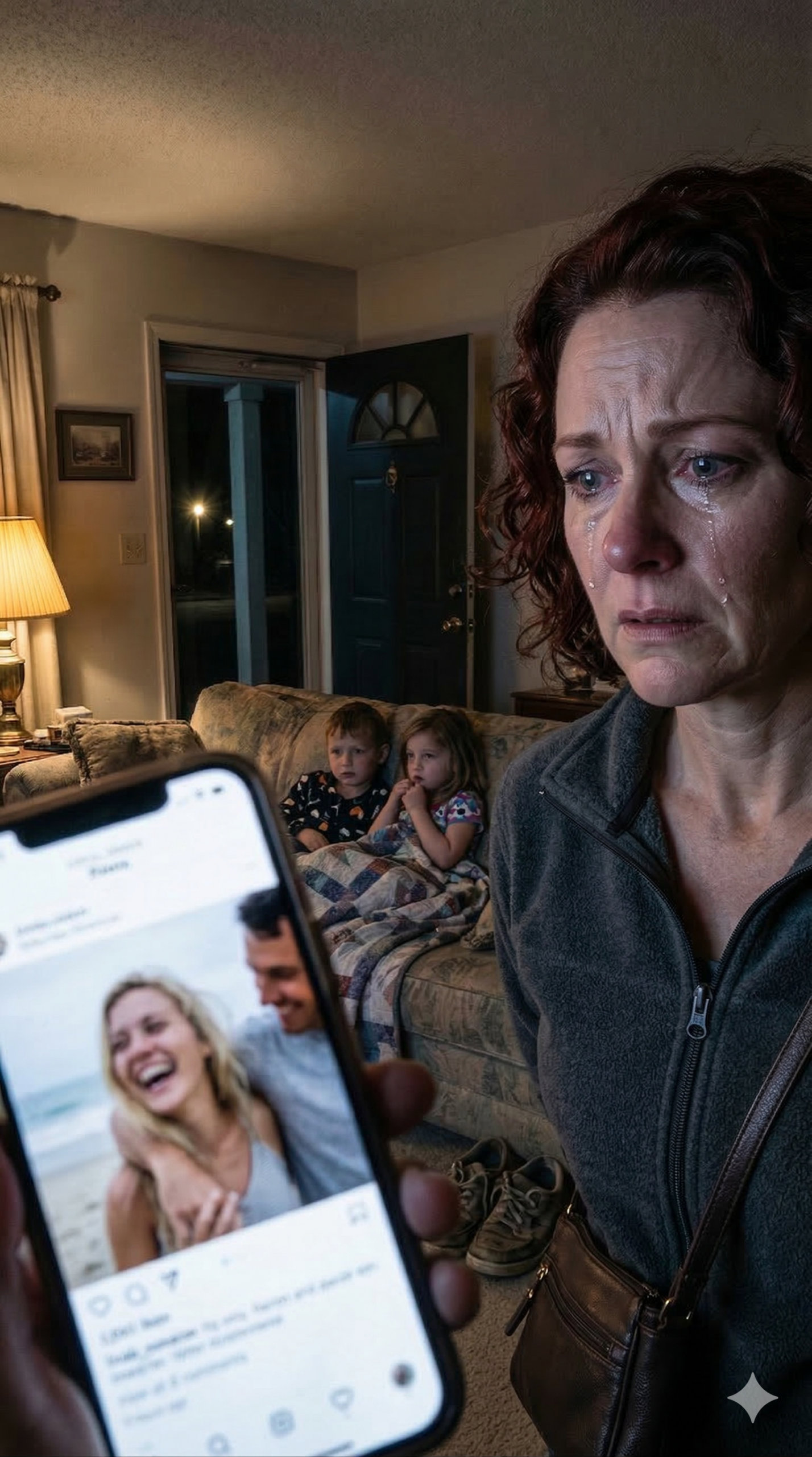 O czwartej rano mój telefon eksplodował krzykiem synowej. „Twój syn mnie zostawił – chodź natychmiast po wnuki!”. Poleciałam tam z bijącym sercem… i zobaczyłam, że drzwi wejściowe są otwarte. Dzieci były same, z szeroko otwartymi oczami, szepcząc: „Babciu, mamusia nie wróciła”. Wtedy to zobaczyłam – relację na Instagramie: Cabo. Ona. Ręka mężczyzny obejmująca ją w talii. Krew zastygła mi w żyłach. Skoro jej tu nie było… gdzie był mój syn? I dlaczego chciała, żebym to ja była tam pierwsza?