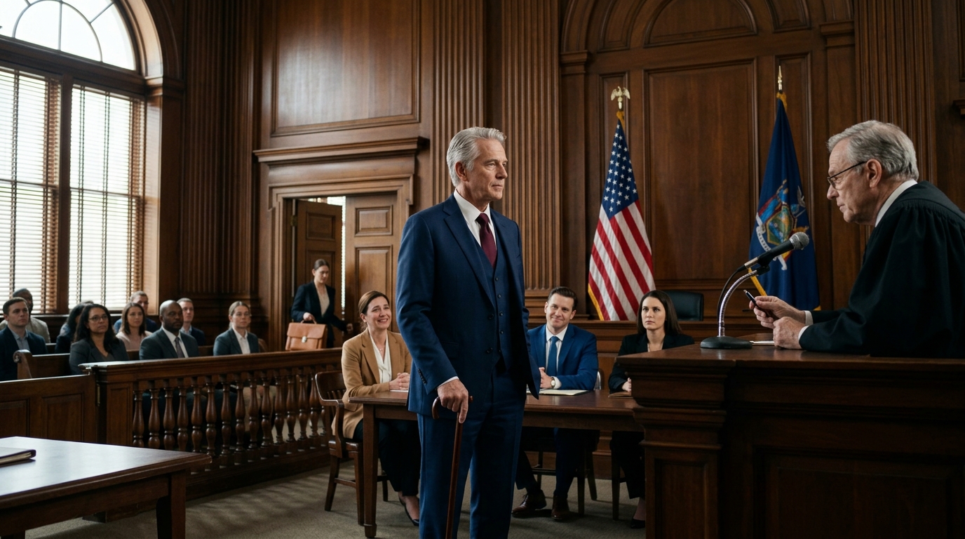 Moja córka zachichotała, gdy wszedłem do sądu, a mój zięć uśmiechnął się, jakby w końcu mieli zamknąć „zniedołężniałego” starca i zabrać mi wszystko, co posiadam – aż sędzia zbladł, upuścił młotek i wyszeptał: „Skalpel”… po czym wpatrywał się w swojego prawnika i powiedział: „Panie mecenasie, czy pan w ogóle wie, kogo pan dziś rano przyprowadził na moją salę sądową?”. Moja córka zachichotała, gdy wszedłem do sądu. Nie był głośny. Melissa doprowadziła ten śmiech do perfekcji – miękki, lekki, który pozwalał jej upokorzyć, a jednocześnie wyglądać niewinnie. Gregory, mój zięć, w ogóle się nie śmiał. Po prostu uśmiechnął się do mnie z politowaniem, jakby sędzia był o krok od nazwania mnie zniedołężniałym i przekazania im kluczy do wszystkiego, co posiadam. Nazywam się Nathaniel Price. Mam siedemdziesiąt jeden lat, jestem wdowcem i od dziesięciu lat mieszkam w domku gościnnym za rezydencją mojej córki w kanionie Los Angeles, wmawiając sobie, że bycie blisko rodziny to to samo, co bycie kochanym. Nie było. Podczas niedzielnych obiadów siedziałem na samym końcu wypolerowanego stołu, podczas gdy Melissa opowiadała o basenach bez krawędzi, a Gregory przechwalał się transakcjami na rynku nieruchomości, które zawsze były o krok od uczynienia go bogatszym. Kiedy mój wnuk Tyler zapytał, czy pójdę na jego mecz play-off, Gregory przerwał mu, nawet na mnie nie patrząc. „Nie zawracaj głowy dziadkowi” – ​​powiedział. „On potrzebuje odpoczynku”. Melissa też się wtedy zaśmiała. Kilka dni później Gregory pojawił się u mnie z butelką wina, którego nie mogłem nawet wypić z powodu leków na serce. Chciał, żebym wykorzystał swój dom jako „pożyczkę pomostową” na 500 000 dolarów, żeby mógł uratować jakiś projekt kurortu w Ojai. Nazwał to jedyną w życiu okazją. Nazwałem to po imieniu. Ryzyko. W chwili, gdy odmówiłem, zniknęło poczucie dobrego zięcia. Jego głos stał się zimny, szczęka zacisnęła się, a on podszedł na tyle blisko, że poczułem na sobie jego gniew. „Pożałujesz tego” – powiedział. Powinienem był mu uwierzyć. Tydzień później obudziłem się o 3 nad ranem z bólem w klatce piersiowej i zadzwoniłem do Melissy po pomoc. Westchnęła, powiedziała, żebym nie przesadzał i powiedziała, że ​​rano ma ważne spotkanie. Pojechałem sam Uberem na izbę przyjęć, siedziałem pod świetlówkami z tabletką nitrogliceryny rozpuszczającą się pod językiem i zdałem sobie sprawę, że obca osoba na przednim siedzeniu martwi się o mnie bardziej niż o własną córkę. Następnego ranka kurier prawny stanął u moich drzwi ze sztywną białą kopertą. Otworzyłem ją grawerowanym nożykiem do otwierania listów, który żona dała mi na naszą rocznicę wiele lat temu. W środku znajdował się wniosek o ustanowienie kurateli złożony przez Melissę i Gregory’ego. Chcieli, żeby sąd uznał mnie za niepoczytalnego, przejął kontrolę nad moimi finansami i zadecydował o mojej opiece medycznej. Za pierwszymi stronami znajdowała się formalna diagnoza od „dr. Petera Lima”, który twierdził, że cierpię na ciężką demencję, paranoję i nie potrafię zarządzać własnymi sprawami. Był tylko jeden problem. Nigdy w życiu nie spotkałem Petera Lima. Przeszedłem prosto przez trawnik i zobaczyłem ich przy basenie, słońce odbijało się w wodzie, koktajle spływały po szkle, oboje ubrani w ten naturalny spokój bogaczy, który sprawdza się tylko wtedy, gdy ktoś inny płaci cenę. Gregory przybrał minę zatroskanego ojca rodziny i powiedział mi, że to „dla mojego dobra”. Potem wykorzystał ból w klatce piersiowej, który zignorowali, jako dowód, że nie można mi powierzyć własnego życia. Melissa stała tam i mu na to pozwalała. Kiedy zapytałem ją, czy naprawdę tego chce, nie rozpłakała się. Nie przeprosiła. Spojrzała na mnie oczami zimnymi jak basen za nią i powiedziała, że ​​tylko próbują pomóc. Potem Gregory uniósł drinka i dał mi tekst, który zabił to, co zostało z dawnego mnie. „Do zobaczenia w sądzie, staruszku”. Wróciłem do pensjonatu, zamknąłem drzwi i otworzyłem jedyny pokój w tej posiadłości, którego nigdy nie widzieli. Żadnych zdjęć rodzinnych. Żadnego spokojnego życia na emeryturze. Tylko zabezpieczone telefony, zablokowane pliki, świecące monitory i ta część mnie, którą pogrzebałem, gdy moja żona zachorowała. Podniosłem słuchawkę i zadzwoniłem do kogoś. „Avery” – powiedziałem. „Potrzebuję cię jutro w Los Angeles”. Rano w dniu rozprawy nie ubrałem się jak nieszkodliwy staruszek, jakiego się spodziewali. Miałem na sobie grafitowy garnitur, który nie widział światła dziennego od ponad dekady, obciąłem włosy, ogoliłem się i wszedłem do tej beżowej sali sądowej z wyprostowanymi ramionami i pewnymi dłońmi. Melissa mnie zobaczyła i parsknęła tym samym nerwowym chichotem. Gregory uśmiechnął się ironicznie. Ich prawnik wyglądał na znudzonego. Wtedy sędzia podniósł wzrok. Obserwowałem, jak kolory odpływają mu z twarzy w czasie rzeczywistym. Jego palce zacisnęły się na młotku, ale po chwili go zawiodły. Wyślizgnął mu się z dłoni i uderzył o ławkę z taką siłą, że cała sala ucichła. Wpatrywał się we mnie, jakby patrzył na kogoś, kto powinien pozostać pogrzebany, pochylił się do mikrofonu i wyszeptał do sali jedno imię. „Skalpel”. Wszystko się zmieniło. Śmiech Melissy zamarł w gardle. Pewność siebie Gregory’ego zachwiała się o pół cala, ale ja to widziałem. Ich prawnik spojrzał z sędziego na mnie, jakby nagle zdał sobie sprawę, że stoi pośrodku.