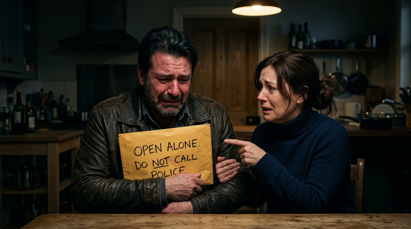 Po trzech latach milczenia jej list w końcu trafił w moje ręce – pismo mojej córki, nie do pomylenia. Serce waliło mi jak młotem, gdy szarpałem za klapkę, ale żona złapała mnie za nadgarstek. „Czekaj” – wyszeptała, szeroko otwierając oczy. „Co się stało?” – warknąłem. Wskazała na kopertę. „Nie widzisz?” Pochyliłem się… i krew mi zmroziła krew w żyłach. Pieczęć nie była po prostu złamana – została wymieniona. A to, co było nabazgrane pod jej imieniem, obiecywało jedno: to nie było naprawdę od niej.