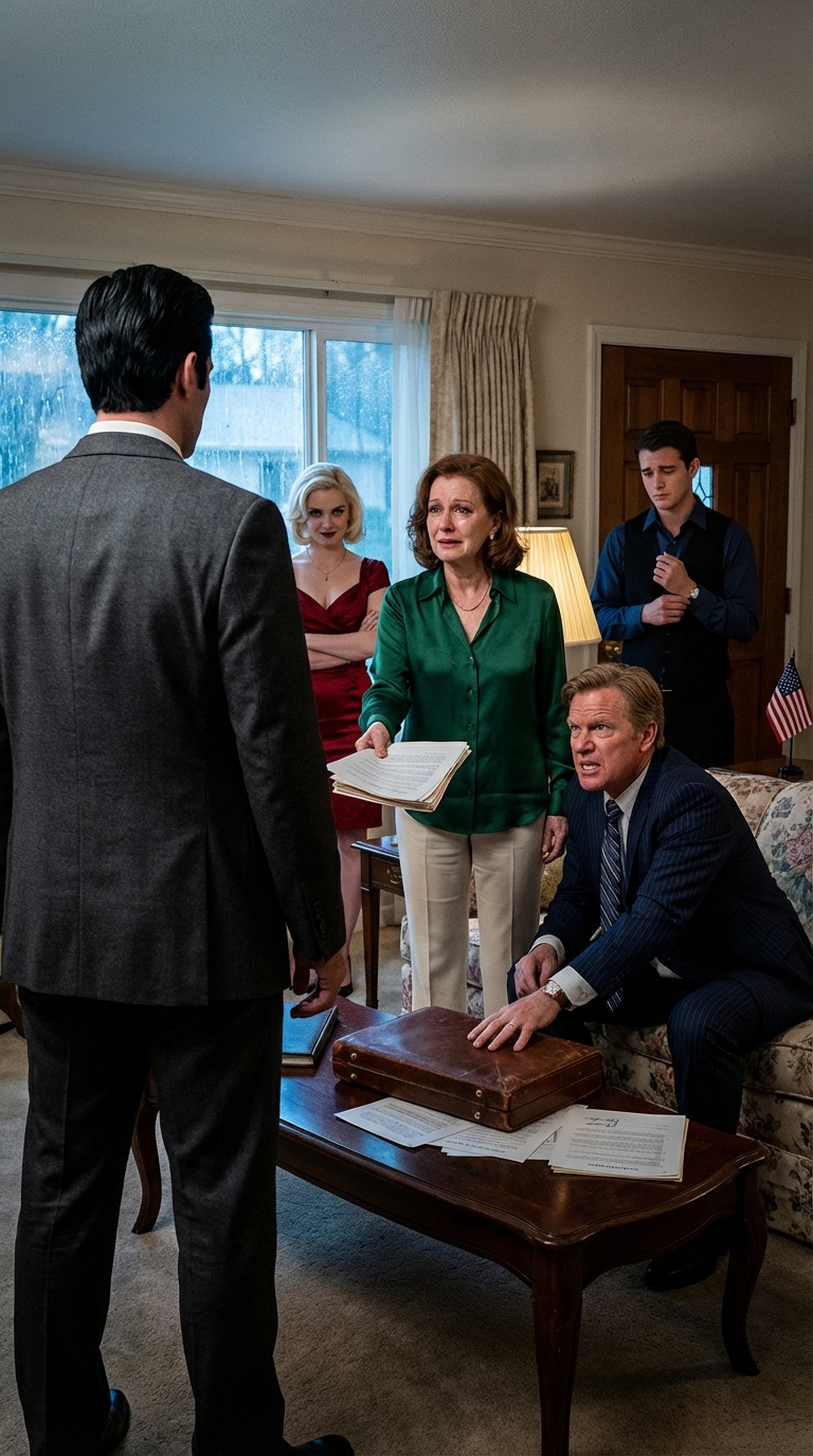 Kiedy mój syn się ożenił, po cichu ukryłam wielki spadek, który zostawił mi mój zmarły mąż; dzięki Bogu nie powiedziałam ani słowa, bo dokładnie tydzień po ślubie Vanessa pojawiła się w moich drzwiach z notariuszem w dłoni, niosąc skórzaną teczkę. Uśmiechała się słodko, jakby była tam tylko po to, żeby „pomóc z kilkoma papierami domowymi”, ale jej wzrok zbyt szybko, zbyt jasno przesuwał się po moich dokumentach — i w tym momencie to nie ja czułam się nieswojo.