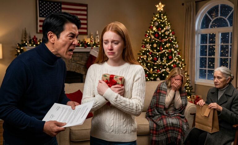 W Boże Narodzenie moi rodzice z dumą wręczyli mojej siostrze klucze do jej nowego domu, mówiąc mi, że pewnego dnia zrozumiem. Milczałem. Wtedy tata otworzył mój prezent. Krew odpłynęła mu z twarzy. W końcu zrozumiał – ale o wiele za późno.