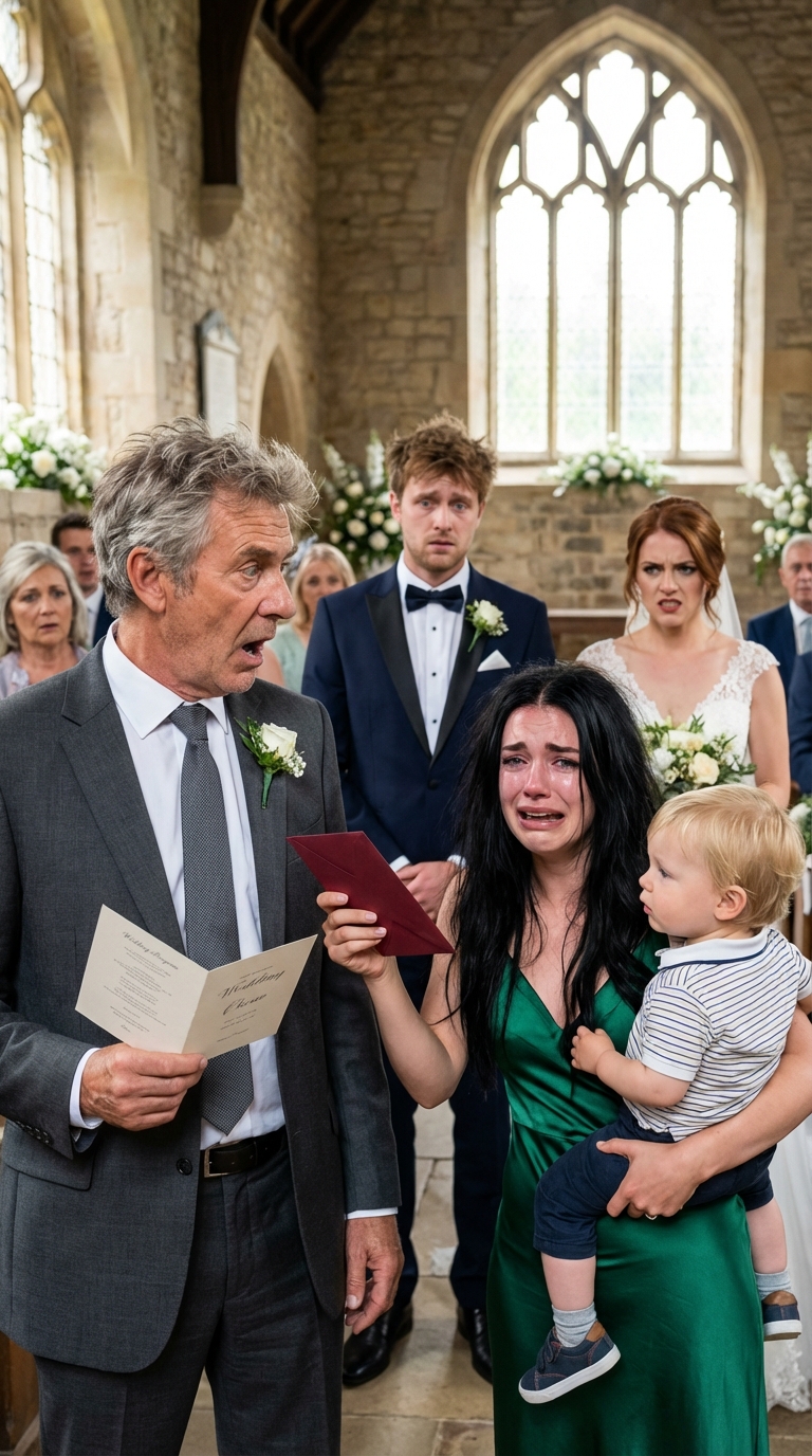 Weszłam na jej ślub z dzieckiem na rękach – maleńkie paluszki ściskały moją suknię jak ostrzeżenie. Muzyka była słodka, uśmiechy ostrzejsze. Wtedy jej teść pochylił się, w oczach błyszczała pogarda, i powiedział: „Naprawdę przyszłaś w ten sposób? Żeby pokazać wszystkim, kim jesteś?”. Zapłonęło mi w gardle. Zmusiłam się do uśmiechu i wyszeptałam: „Nie jestem tu, żeby żebrać”. Bo w mojej torbie było coś, czego nikt przy ołtarzu się nie spodziewał… i kiedy zaczęło się składanie przysięgi, w końcu zrozumiałam, dlaczego mnie tam chciała.