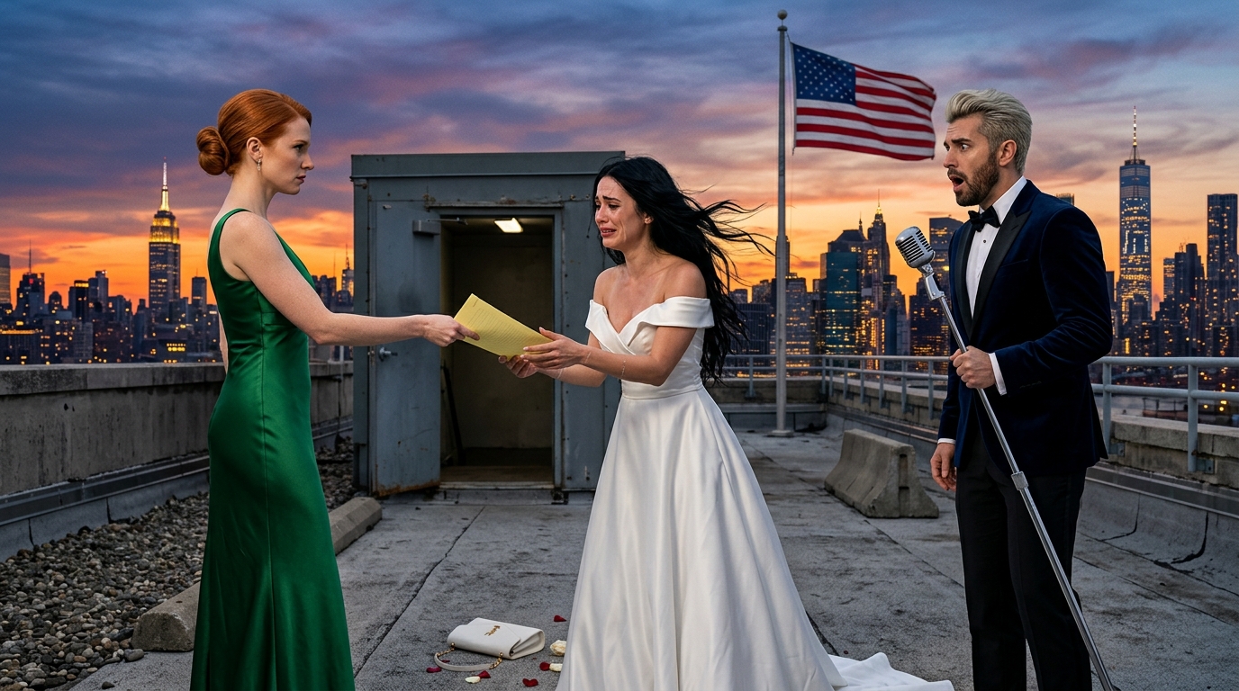 Przedstawił „Moją nową żonę” na dachu – więc wręczyłem jej intercyzę, którą kazał mi podpisać i powiedziałem, żeby przeczytała dziś wieczorem paragraf 4B