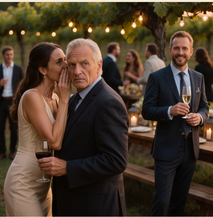 Przyjęcie zaręczynowe mojej córki było w pełnym rozkwicie. Jej narzeczony obejmował ją ramieniem, wznosząc toast za przyszły dobrobyt naszej rodziny. Uśmiechałem się – aż moja córka nachyliła się i szepnęła: „Tato, sprawdź go”. Zamarłem.