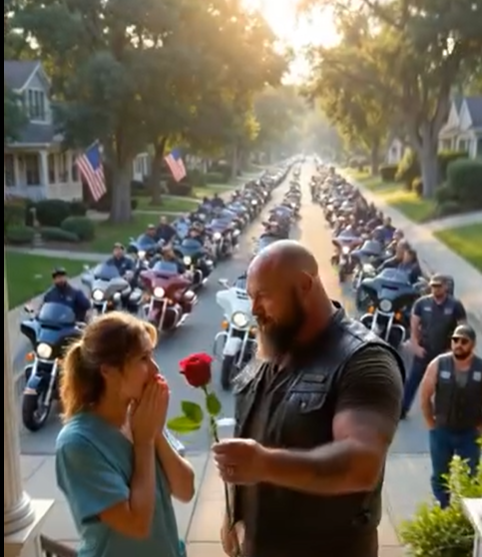 Po utracie pracy pielęgniarka pediatryczna, której zostało zaledwie kilkaset dolarów, kupiła miejsce w autobusie pierwszej klasy — ale gdy zauważyła poparzonego motocyklistę walczącego z czasem w klasie ekonomicznej, ustąpiła mu swojego miejsca, nieświadoma, że ​​w ciągu 24 godzin na jej spokojną ulicę wjedzie grad 99 motocykli.