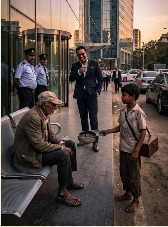 Pucybut stanął w obronie starszego mężczyzny… i dziesięć lat później wszyscy zapłacili za to cenę.