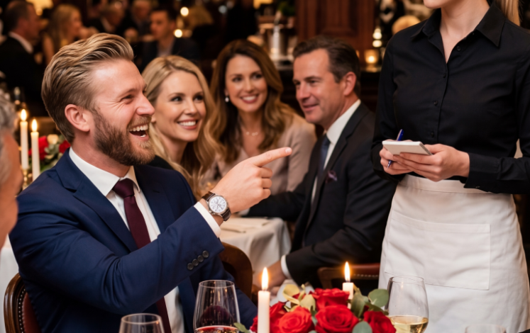 „Dam ci tysiąc dolarów, jeśli obsłużysz mnie po angielsku!” – zadrwił milioner przed wszystkimi, nie przypuszczając, że odpowiedź kelnerki okaże się najdroższą lekcją godności w jej życiu.