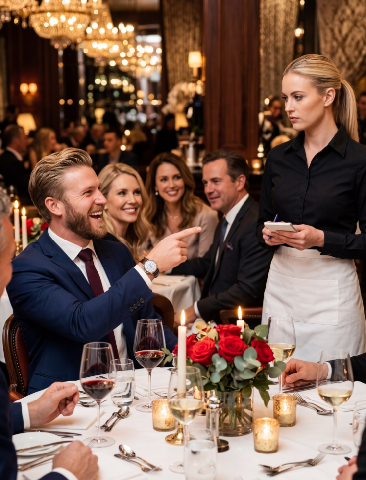 „Dam ci tysiąc dolarów, jeśli obsłużysz mnie po angielsku!” – zadrwił milioner przed wszystkimi, nie przypuszczając, że odpowiedź kelnerki okaże się najdroższą lekcją godności w jej życiu.