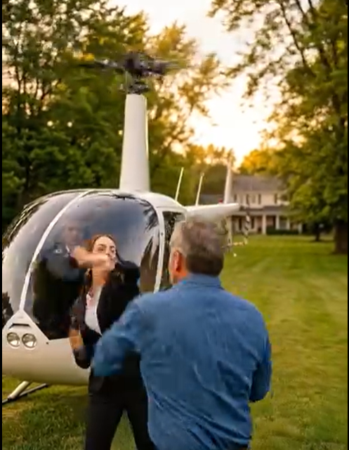 „Miałem jechać na ważne spotkanie biznesowe do innego stanu, ale na lotnisku odwołano mi lot. Zadzwoniłem do rodziców po pomoc, ale mama powiedziała: »Jedź autobusem pasażerskim, frajerze«. Tata dodał: »Nie możemy pozwolić, żebyś zniszczył nasz drogi samochód«. Ale kilka dni później, kiedy helikopter wylądował w ich ogrodzie, ich twarze zbladły, gdy zobaczyli, kto z niego wysiadł…”