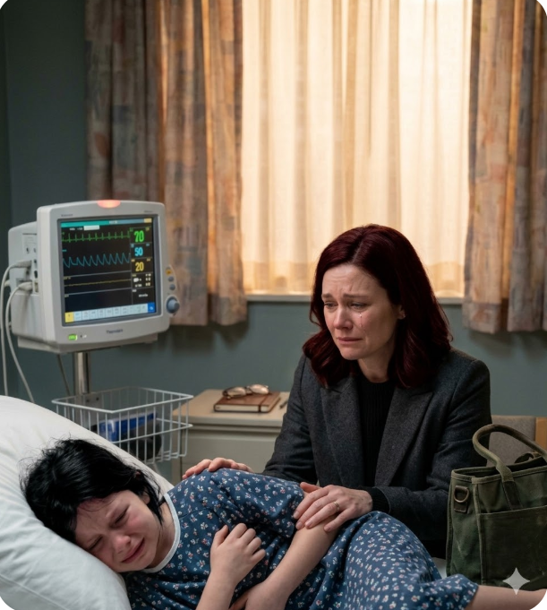 Po weekendzie spędzonym w domu ojczyma dziewczynka skarżyła się na ból brzucha — lekarz zobaczył USG i natychmiast zadzwonił pod numer 911