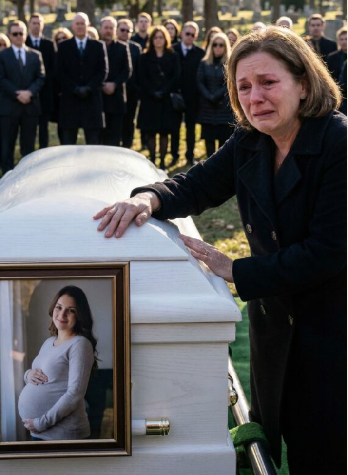 Dwie godziny po pogrzebie mojej córki w ósmym miesiącu ciąży zadzwonił telefon. „Proszę pani” – szepnął lekarz z naciskiem – „musi pani natychmiast przyjść do mojego gabinetu. I proszę nikomu nie mówić. Zwłaszcza zięciowi”. Ręce mi drżały. „Nie umarła tak, jak pani myśli” – dodał. Gdy rozmowa dobiegła końca, w mojej głowie pojawiło się przerażające pytanie: Co mój mąż przede mną ukrywał?