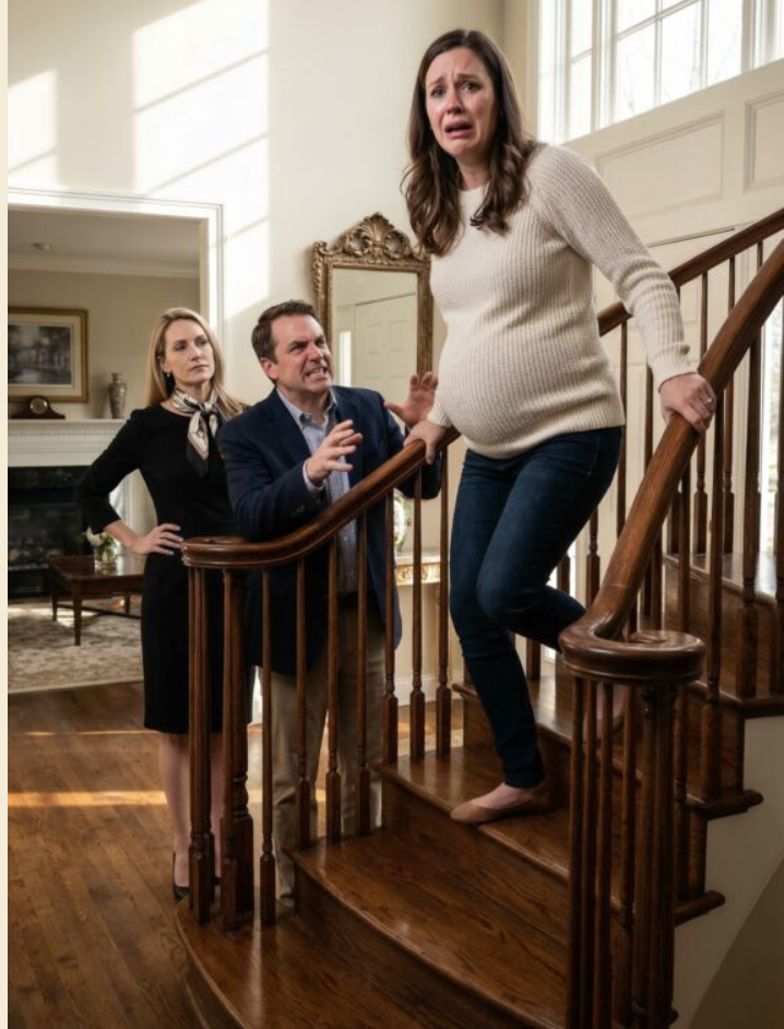 Byłam w siódmym miesiącu ciąży, kiedy usłyszałam szept kochanki mojego męża: „Jestem w ciąży. Potrzebuję imienia. Zepchnij swoją żonę z tych schodów, a wszystko, co posiadam, będzie twoje”. Zamarłam, czekając na jego śmiech, na odmowę. Zamiast tego, jego dłonie uderzyły mnie z całej siły. Kiedy upadałam, jedna myśl przeszyła ból: gdybym przeżyła, żałowaliby, że tego nie zrobiłam.