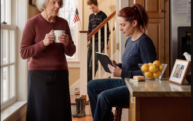 „To tylko chwilowe, mamo” – powtarzał mój syn, gdy jego dziewczyna zmieniła zasady w mojej kuchni, wprowadziła się do mojego domu, jakby już należał do niej, i zamieniła każdą drobną uprzejmość w ciche przejęcie władzy, aż w końcu zrozumiałem, że jeśli sam nie postawię granicy, pewnego ranka mogę się obudzić i odkryć, że moje życie zostało przemeblowane nie do poznania.