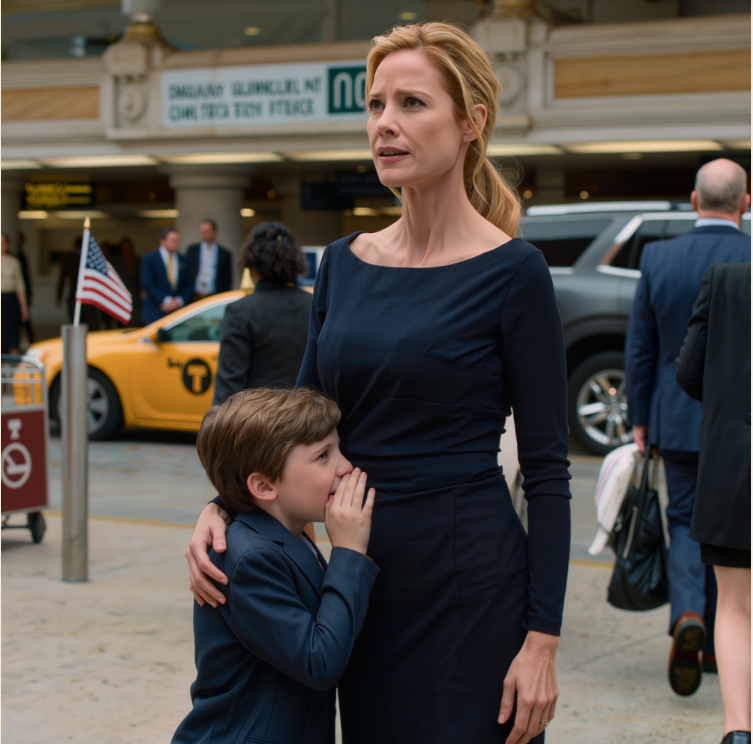 Mój synek ostrzegł mnie przed swoim tatą – i jedna chwila ciszy zmieniła wszystko… Kiedy mój mąż wsiadł do samolotu w podróż służbową, mój sześcioletni syn nagle wyszeptał: „Mamo… Chyba jeszcze nie powinniśmy wracać do domu. Dziś rano usłyszałem, jak tata mówi coś, co mnie naprawdę przeraziło”. Postanowiłem więc na chwilę się nie zbliżać. Ale nic nie mogło mnie przygotować na to, co zobaczyłem później.