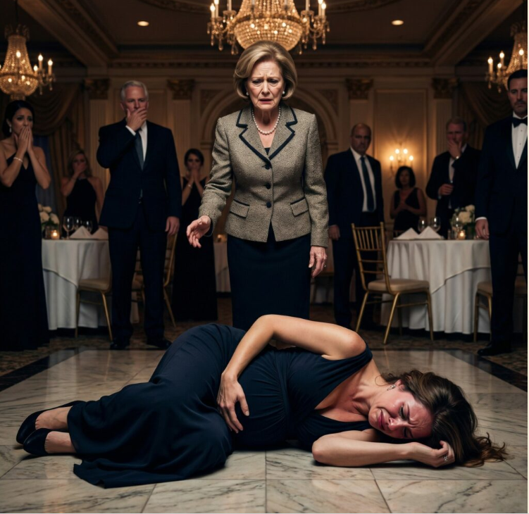 Byłam w ósmym miesiącu ciąży, kiedy moja teściowa uśmiechnęła się i powiedziała: „Usiądź, kochanie”. W następnej sekundzie krzesło pode mną zniknęło. Uderzyłam z hukiem o podłogę – a krzyk, który wyrwał się ze mnie, nie był tylko bólem. Pokój zamarł. Ktoś krzyknął: „Dzwońcie na 911!”. Ale kiedy trzymałam się za brzuch, w mojej głowie pojawiła się przerażająca myśl… Czy moje dziecko jeszcze żyje?