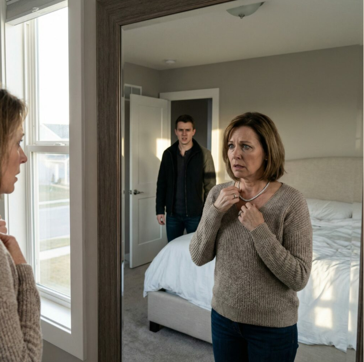 Przez dwa lata wysyłałem mojej „zmagającej się” mamie 1500 dolarów miesięcznie. „Jesteś naszym bohaterem” – mawiała. Ale odkryłem, że ona i mój brat kłamali, wydając moje pieniądze na luksusy. Poszedłem do jej domu i nie znalazłem żadnego długu – tylko ją podziwiającą w lustrze nowy diamentowy naszyjnik. Myśleli, że jestem ich wybawcą; nie mieli pojęcia, że ​​wkrótce stanę się ich zgubą.